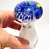 Studio Arhoj Studio Arhoj Crystal Blob Bluefetti Shroom 1 H7-13cm Studio Arhoj Studio Arhoj Crystal Blob Bluefetti Shroom 1 H7-13cm