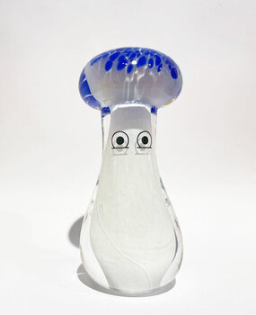 Studio Arhoj Studio Arhoj Crystal Blob Bluefetti Shroom – 1 - H7-13cm Studio Arhoj Studio Arhoj Crystal Blob Bluefetti Shroom – 1 - H7-13cm