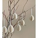 LOVI Lovi Eggs Naturel 4.5cm - set van 6 stuks – paasei hangers LOVI Lovi Eggs Naturel 4.5cm - set van 6 stuks – paasei hangers