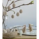 LOVI Lovi Eggs Naturel 4.5cm - set van 6 stuks – paasei hangers LOVI Lovi Eggs Naturel 4.5cm - set van 6 stuks – paasei hangers