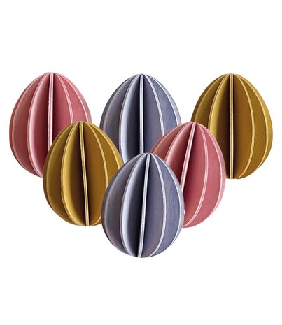 LOVI Lovi Eggs Colour mix 4.5cm - set of 6 pieces– Birchwood DIY package LOVI Lovi Eggs Colour mix 4.5cm - set of 6 pieces– Birchwood DIY package
