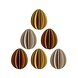 LOVI Lovi Eggs Golden mix 4.5cm - set of 6 pieces– Birchwood DIY package LOVI Lovi Eggs Golden mix 4.5cm - set of 6 pieces– Birchwood DIY package