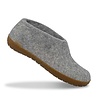 Glerups Glerups Shoe with honey rubber sole (various sizes) Grey Slipper Glerups Glerups Shoe with honey rubber sole (various sizes) Grey Slipper