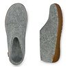 Glerups Glerups Shoe with honey rubber sole (various sizes) Grey Slipper Glerups Glerups Shoe with honey rubber sole (various sizes) Grey Slipper