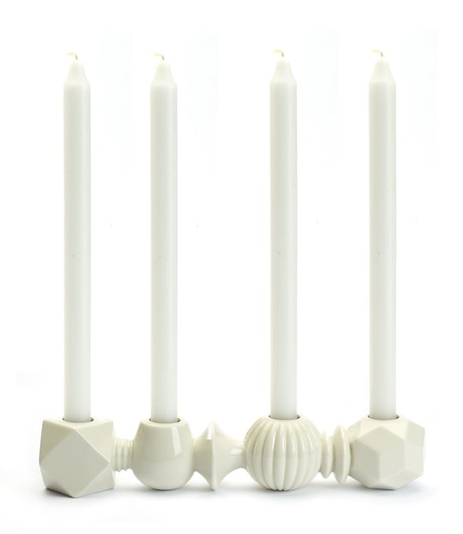 Dottir Dottir Samsurium Four Elements Candlestick white