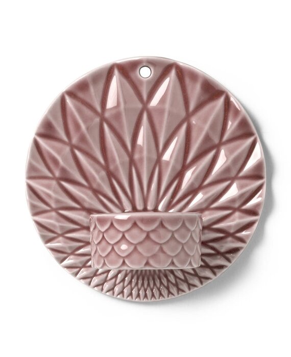Dottir wand kandelaar Pipanella Wall Votive Scales Dusty Rose