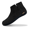Glerups Glerups Boot Slipper with rubber black sole (various sizes) Charcoal Glerups Glerups Boot Slipper with rubber black sole (various sizes) Charcoal