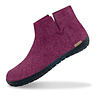 Glerups Glerups Boot Slipper with rubber black sole - size 42 - Cranberry Glerups Glerups Boot Slipper with rubber black sole - size 42 - Cranberry