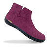 Glerups Glerups Boot Slipper with rubber black sole - size 42 - Cranberry Glerups Glerups Boot Slipper with rubber black sole - size 42 - Cranberry