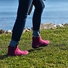 Glerups Glerups Boot Slipper with rubber black sole - size 42 - Cranberry Glerups Glerups Boot Slipper with rubber black sole - size 42 - Cranberry