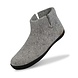 Glerups Glerups Boot met rubberen zwarte zool Lichtgrijs - maat 41 Glerups Glerups Boot met rubberen zwarte zool Lichtgrijs - maat 41