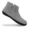 Glerups Glerups Boot Slipper with rubber black sole Light Grey - size 41 Glerups Glerups Boot Slipper with rubber black sole Light Grey - size 41