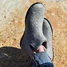 Glerups Glerups Boot Slipper with rubber black sole Light Grey - size 41 Glerups Glerups Boot Slipper with rubber black sole Light Grey - size 41