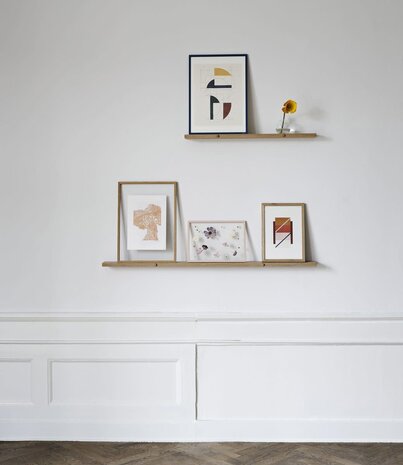 Moebe Moebe Gallery Shelf 70cm Oak Moebe Moebe Gallery Shelf 70cm Oak