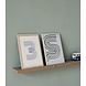 Moebe Moebe Gallery Shelf 70cm Eiken Moebe Moebe Gallery Shelf 70cm Eiken