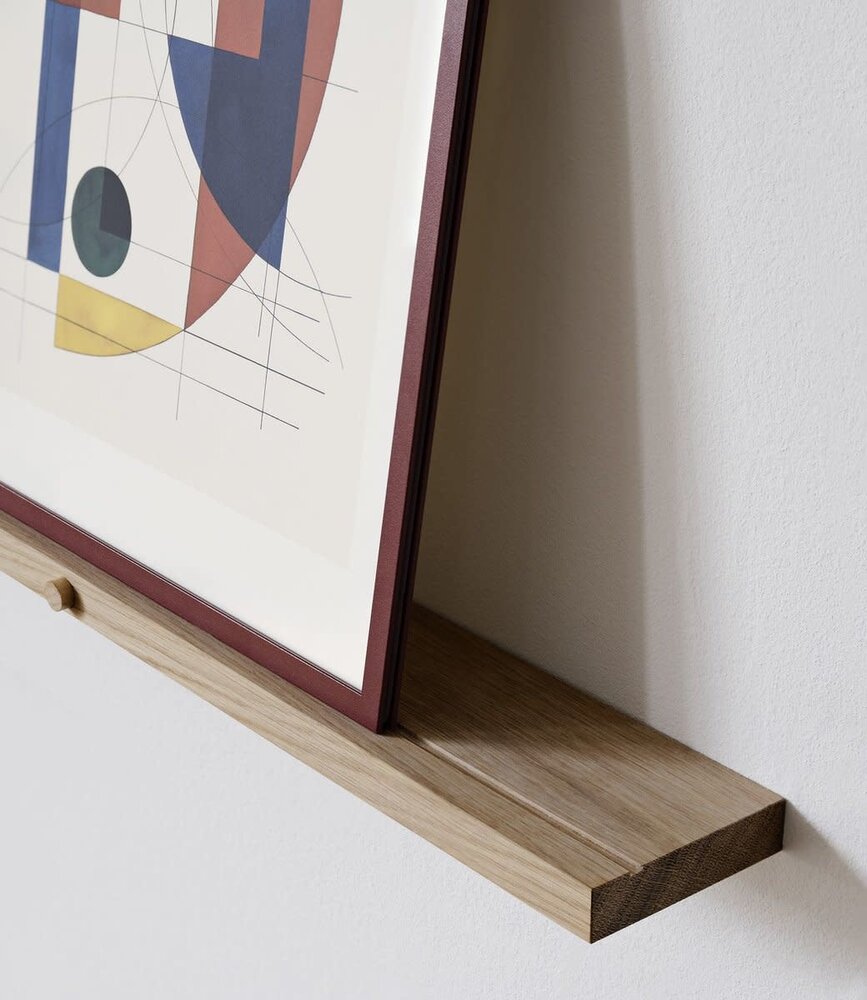 Moebe Moebe Gallery Shelf 70cm Oak Moebe Moebe Gallery Shelf 70cm Oak