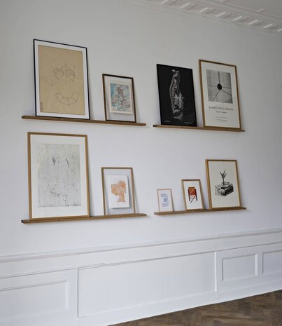 Moebe Moebe Gallery Shelf 115cm Eiken Moebe Moebe Gallery Shelf 115cm Eiken