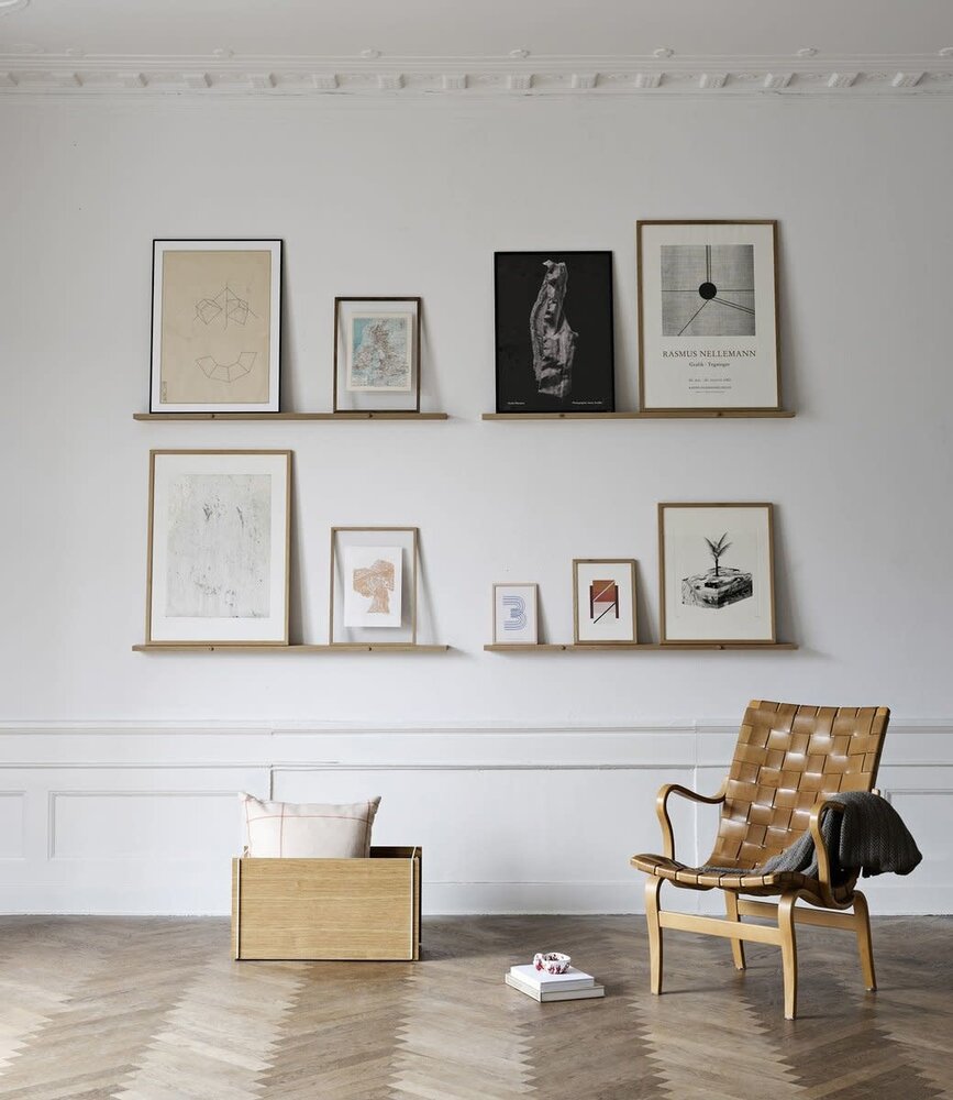 Moebe Moebe Gallery Shelf 115cm Eiken Moebe Moebe Gallery Shelf 115cm Eiken