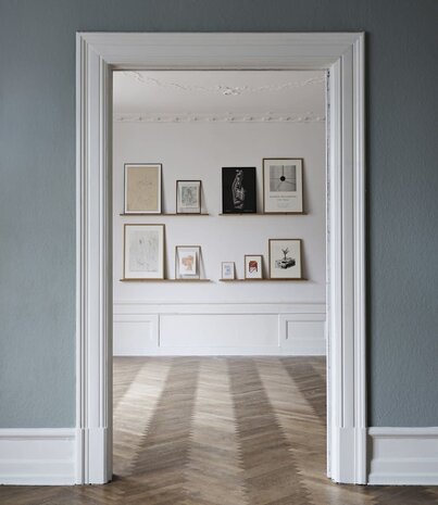 Moebe Moebe Gallery Shelf 115cm Eiken Moebe Moebe Gallery Shelf 115cm Eiken