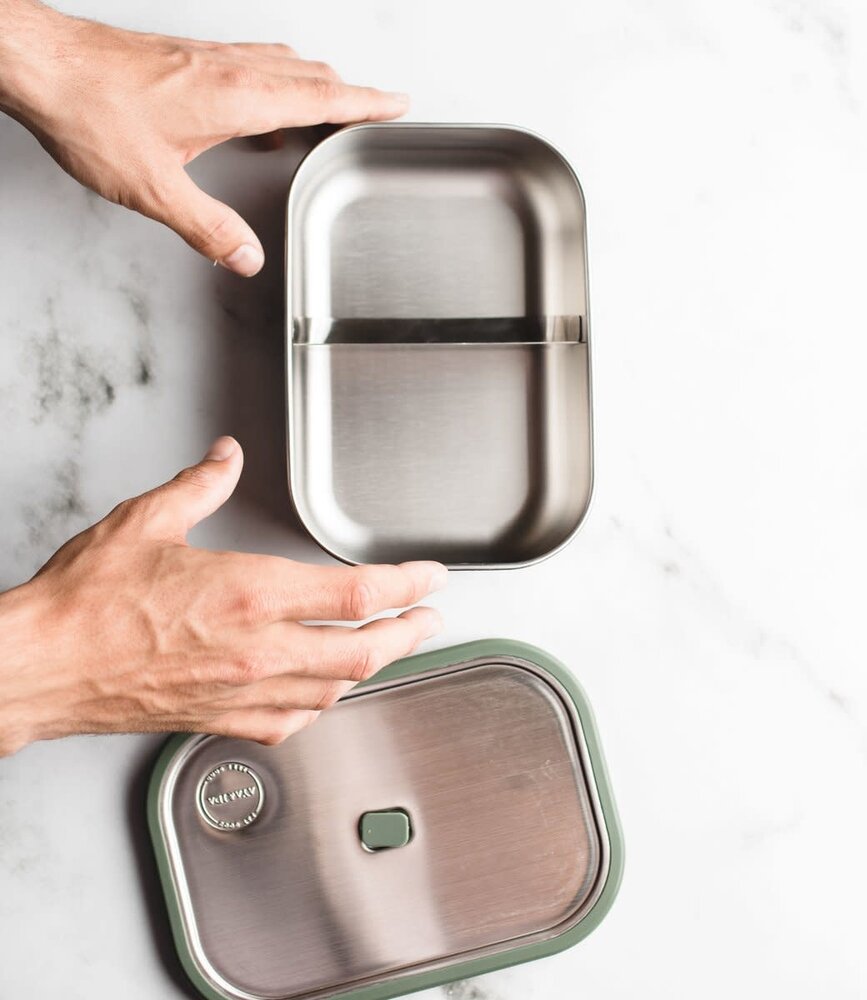 AYA & IDA AYA & IDA Lunchbox 1000 ml Tropical Green incl. divider