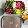 AYA & IDA AYA & IDA Lunchbox 1000 ml Tropical Green incl. divider AYA & IDA AYA & IDA Lunchbox 1000 ml Tropical Green incl. divider