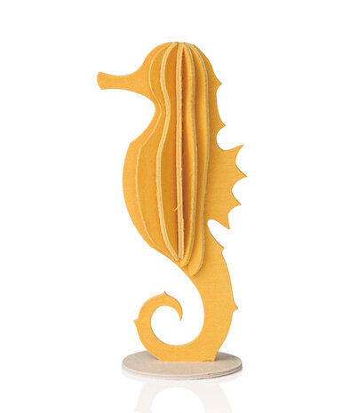 LOVI Lovi Seahorse - various colours - Birch plywood 3D-animal DIY package