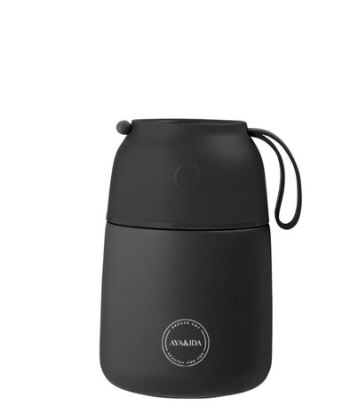 AYA & IDA AYA & IDA Food'ie 500 ml Mat zwart AYA & IDA AYA & IDA Food'ie 500 ml Mat zwart