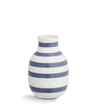 Kähler Design Kähler Design Omaggio Vase Blue Stripe H125mm