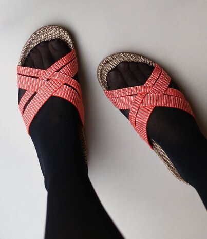 Shangies Shangies Women#1 Sandalen Sunset Orange (diverse maten) Shangies Shangies Women#1 Sandalen Sunset Orange (diverse maten)