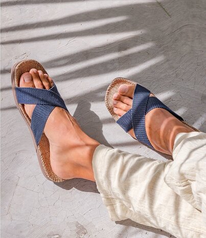 Shangies Shangies Unisex Sandals Midnight Blue (various sizes) Shangies Shangies Unisex Sandals Midnight Blue (various sizes)