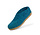 Glerups Shoe Pantoffel Petrol met leren zool (diverse maten)