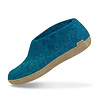 Glerups Glerups Shoe with leather sole (various sizes) Petrol Slipper Glerups Glerups Shoe with leather sole (various sizes) Petrol Slipper