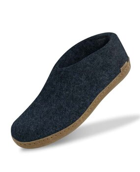 Glerups Glerups Shoe met leren zool (diverse maten) Denim Pantoffel