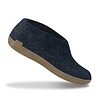 Glerups Glerups Shoe with leather sole (various sizes) Denim Slipper Glerups Glerups Shoe with leather sole (various sizes) Denim Slipper