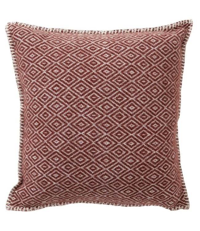 Klippan Klippan Stella Wollen kussenhoes 45x45cm Rust