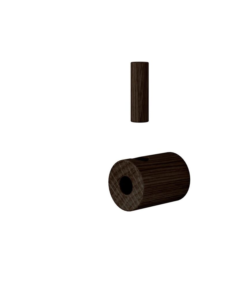 Moebe Moebe Wall Hook smoked oak Moebe Moebe Wall Hook smoked oak