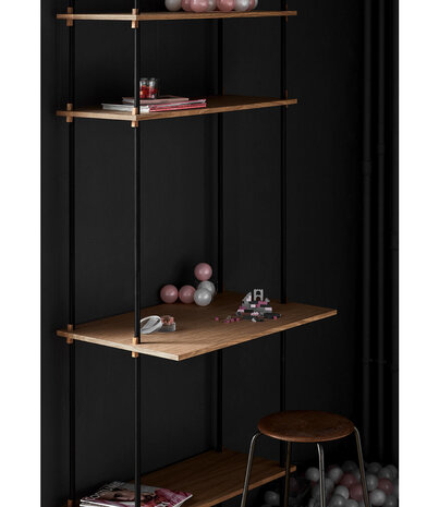 Moebe Moebe Shelving system desk shelf D52cm (various colours) – loose parts Moebe Moebe Shelving system desk shelf D52cm (various colours) – loose parts