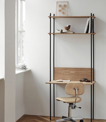 Moebe Moebe Shelving system desk shelf D52cm (various colours) – loose parts Moebe Moebe Shelving system desk shelf D52cm (various colours) – loose parts