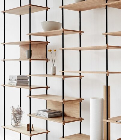 Moebe Moebe Shelving system achterplaat H25cm (diverse kleuren) – losse onderdelen Moebe Moebe Shelving system achterplaat H25cm (diverse kleuren) – losse onderdelen