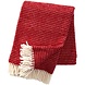 Klippan Klippan Ralph plaid van 100% Eco Wol 130x200 rood Klippan Klippan Ralph plaid van 100% Eco Wol 130x200 rood