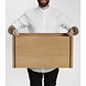 Moebe Moebe Storage Box eiken opberger 60 x 31 x 32 cm zwart Moebe Moebe Storage Box eiken opberger 60 x 31 x 32 cm zwart