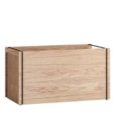 Moebe Moebe Storage Box eiken opberger 60 x 31 x 32 cm zwart Moebe Moebe Storage Box eiken opberger 60 x 31 x 32 cm zwart