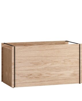 Moebe Moebe Storage Box eiken opberger 60 x 31 x 32 cm zwart Moebe Moebe Storage Box eiken opberger 60 x 31 x 32 cm zwart