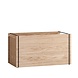 Moebe Moebe Storage Box eiken opberger 60 x 31 x 32 cm zwart Moebe Moebe Storage Box eiken opberger 60 x 31 x 32 cm zwart