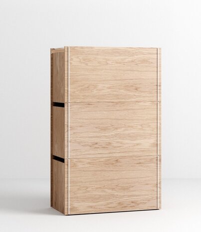 Moebe Moebe Storage Box eiken opberger 60 x 31 x 32 cm wit Moebe Moebe Storage Box eiken opberger 60 x 31 x 32 cm wit