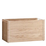 Moebe Moebe Storage Box eiken opberger 60 x 31 x 32 cm wit Moebe Moebe Storage Box eiken opberger 60 x 31 x 32 cm wit