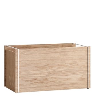 Moebe Moebe Storage Box eiken opberger 60 x 31 x 32 cm wit