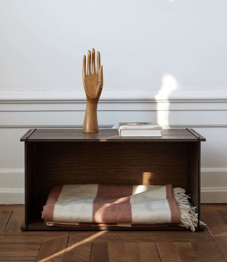 Moebe Moebe Storage Box Smoked Oak 60 x 31 x 32 cm black Moebe Moebe Storage Box Smoked Oak 60 x 31 x 32 cm black