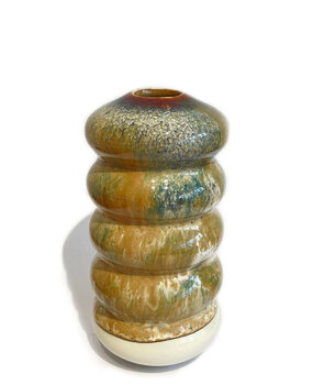 Studio Arhoj Studio Arhoj Hana Vaas Small Kiku Bruin Melange 2