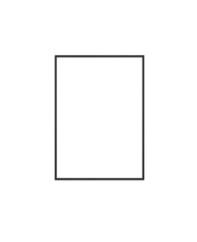 Novictus Wooden black photo frame A4 with glass